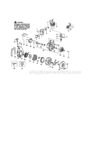 Page B Diagram and Parts List for 944517742  Craftsman Leaf Blower / Vacuum