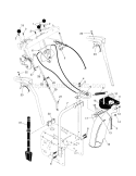 Control Panel / Discharge C Diagram and Parts List for 944524593  Craftsman Snow Blower