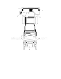 Decals Diagram and Parts List for 944527700  Craftsman Snow Blower