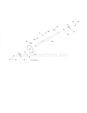 Axle Shaft Diagram and Parts List for 944528117  Craftsman Snow Blower