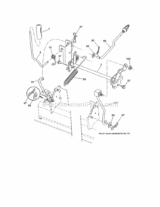 Page H Diagram and Parts List for 944603620  Craftsman Lawn Tractor