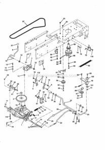 Page B Diagram and Parts List for 944609040  Craftsman Lawn Tractor