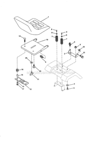 Page D Diagram and Parts List for 944609040  Craftsman Lawn Tractor