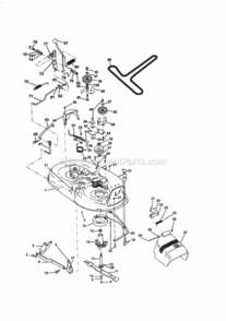 Page I Diagram and Parts List for 944609040  Craftsman Lawn Tractor