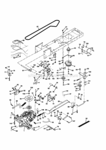 Page C Diagram and Parts List for 944609810  Craftsman Lawn Tractor
