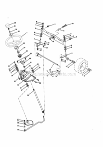Page D Diagram and Parts List for 944609900  Craftsman Lawn Tractor
