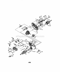 Page K Diagram and Parts List for 944609940  Craftsman Lawn Tractor