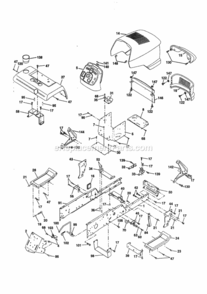 Page B Diagram and Parts List for 944609940  Craftsman Lawn Tractor