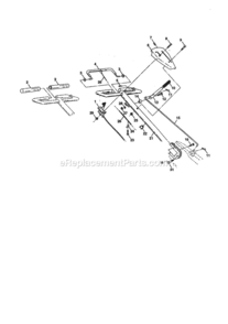 Page A Diagram and Parts List for 944627592  Craftsman Tiller