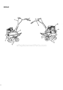 Part Location Diagram of 165268 Craftsman Decal Engine