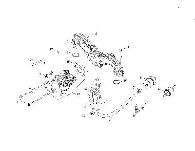 Fuel system Diagram and Parts List for 96042022000  Craftsman Lawn Tractor