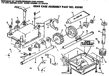 Part Location Diagram of 83379 Craftsman Adjustment bracket