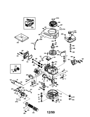 Part Location Diagram of 36420 Craftsman Lawn & garden equipment engine blower housing