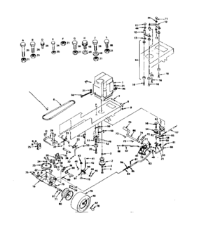 Part Location Diagram of 105699X Craftsman Shift rod