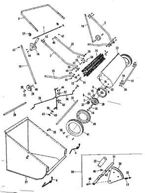 Unit Parts Diagram and Parts List for 53679961  Craftsman Lawn Tractor