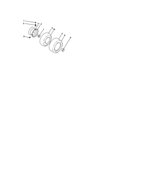 Wheels And Tires Diagram and Parts List for 917287251  Craftsman Lawn Tractor