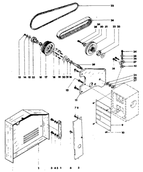 Part Location Diagram of B1A-000-340 Craftsman Comprs sprin
