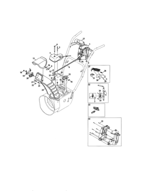 Part Location Diagram of 925-06927 MTD Light Harness