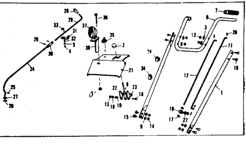 Part Location Diagram of 215387 Craftsman Hex Head Screw