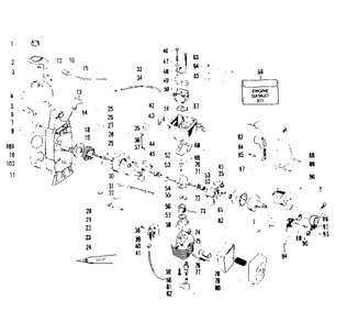 Part Location Diagram of 26675 Craftsman Cranksft asy
