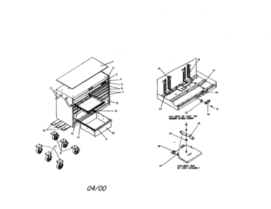 Part Location Diagram of T19223 Craftsman Handle