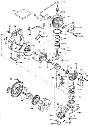 Part Location Diagram of 610582 Craftsman Magneto