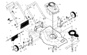 Part Location Diagram of 193736 Husqvarna Operator's Manual, French