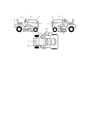 Decals Diagram and Parts List for 917273812  Craftsman Lawn Tractor