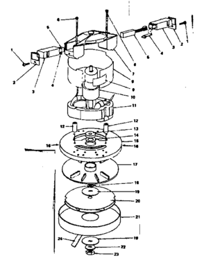 Part Location Diagram of A-12524 Craftsman Washer