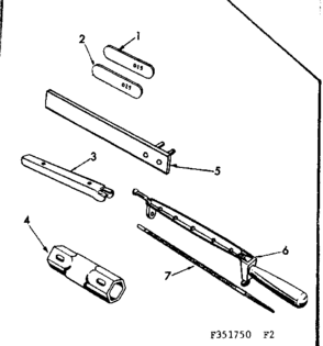 Optional Accessories Diagram and Parts List for 917351750  Craftsman Chainsaw