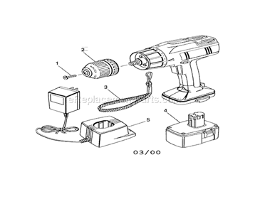 Drill Diagram and Parts List for 973111290  Craftsman Cordless Drill