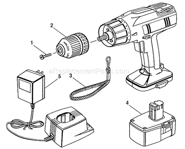 Cabinet Parts Diagram and Parts List for 973111361  Craftsman Cordless Drill