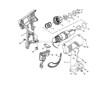 Part Location Diagram of 984127-001 Craftsman Clutch Cap Assembly