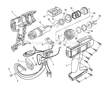 Part Location Diagram of 974350-000 Craftsman Switch Assembly