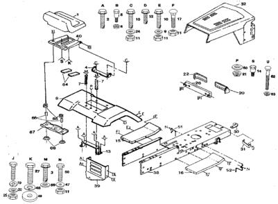 Enclosure Diagram and Parts List for 917255510  Craftsman Lawn Tractor