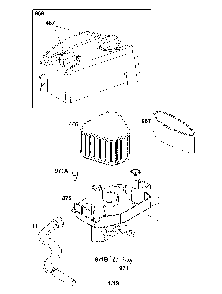 Part Location Diagram of 595853 Briggs and Stratton FILTER, AIR