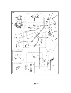 Electrical Diagram and Parts List for 917990640  Craftsman Lawn Tractor