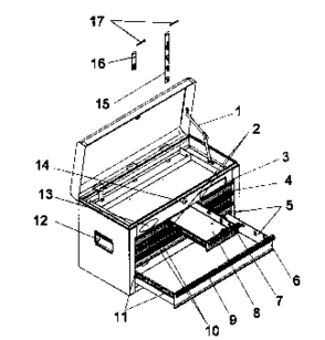 Part Location Diagram of A17727A1-DGR3 Craftsman 2