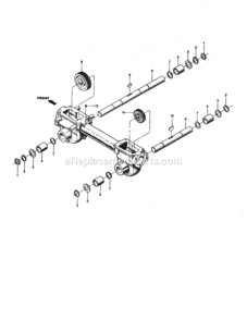 Part Location Diagram of 736-04257 MTD Washer-flat:1.015