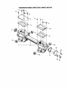 Page E Diagram and Parts List for 987293190  Craftsman Tiller