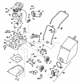 Part Location Diagram of 788-0637A MTD Color Code - Black