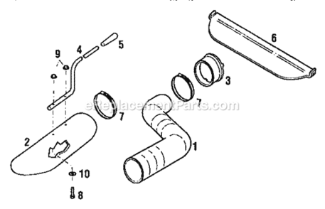 Page F Diagram and Parts List for 987799601  Craftsman Chipper Shredder