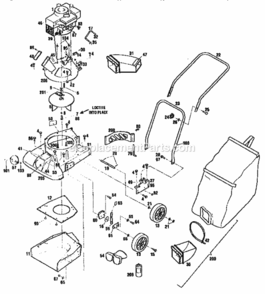 Page A Diagram and Parts List for 987799610  Craftsman Chipper Shredder