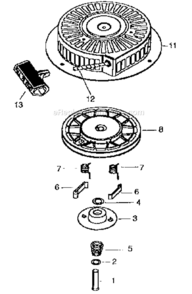 Page C Diagram and Parts List for 987799930  Craftsman Chipper Shredder