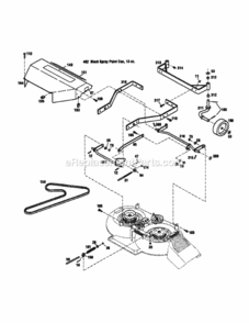 Part Location Diagram of 1769767 MTD BELT-V