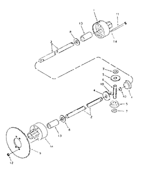 Part Location Diagram of 794182 Craftsman Differential
