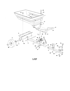Cart Diagram and Parts List for 486243201  Craftsman Tool Stand & Cart