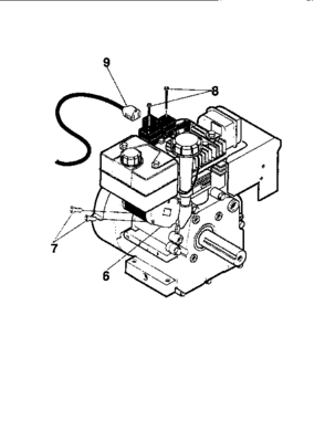 Electric Start Diagram and Parts List for 84728  Craftsman Snow Blower