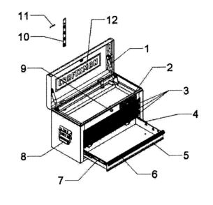 Part Location Diagram of W16689 Craftsman Handle