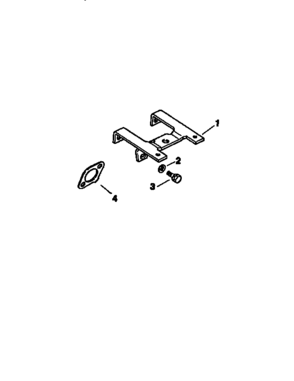 Exhaust Div71/501 Diagram and Parts List for 501MV20S-57527  Craftsman Engine